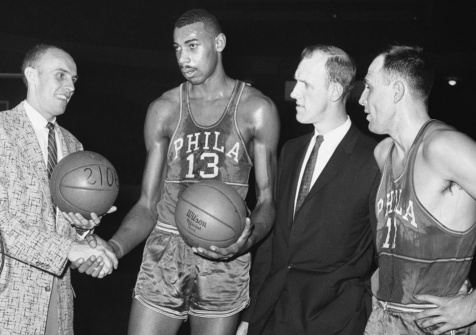 Wilt Chamberlain , Neil Johnston