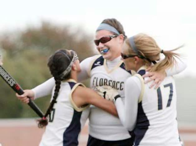 Florence field hockey star Lexi Smith celebrates her record setting goal — Facebook
