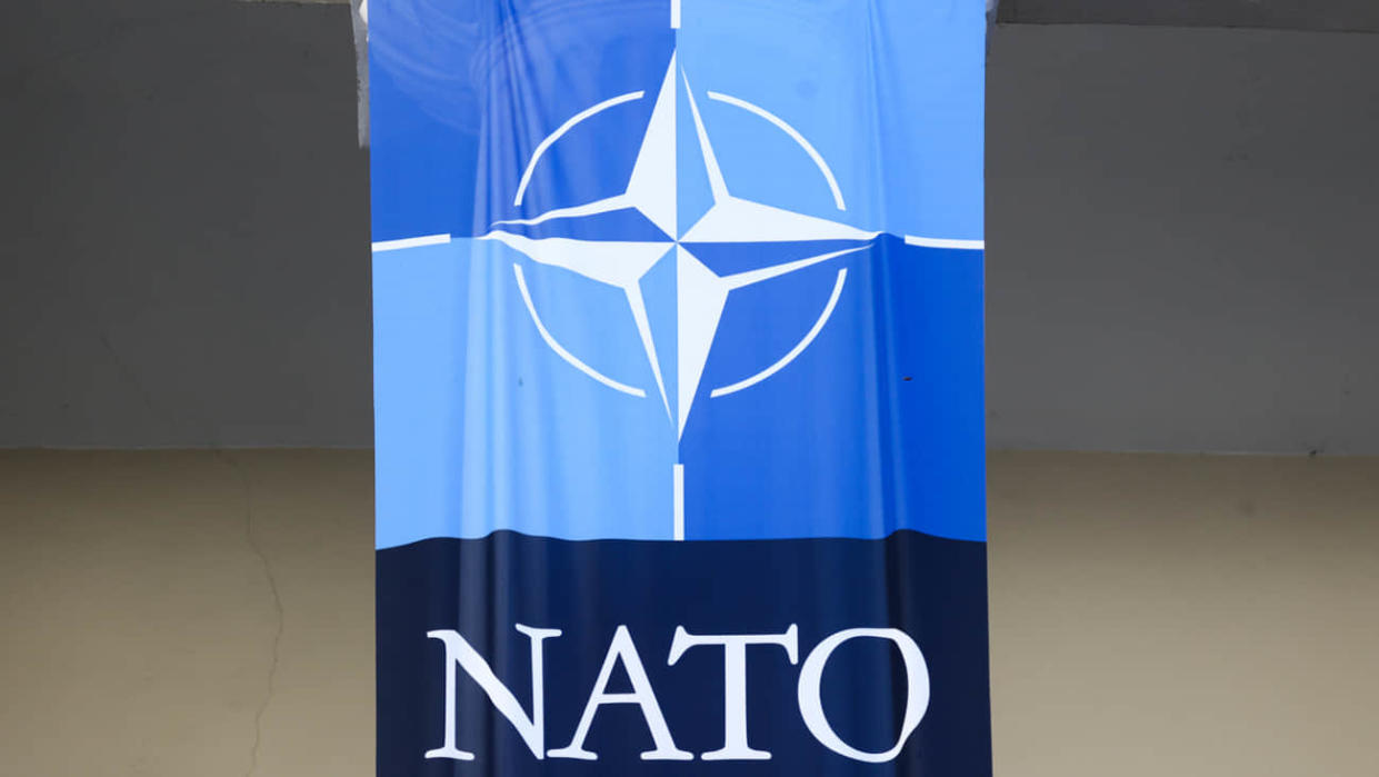 NATO flag. Stock photo: Getty Images