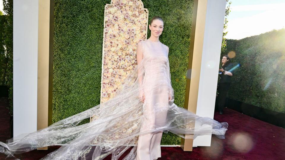 Hunter Schafer Is an Ethereal Vision in a Translucent Gown at the 2024 ...