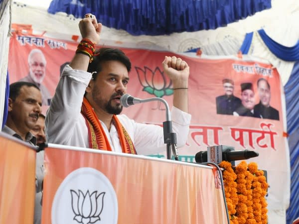 Union Minister Anurag Thakur (Photo/ANI)