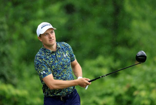 American Jordan Spieth made a clutch fightback to make the cut at the PGA Championship and keep alive his chance to complete a career Grand Slam with a victory at Oak Hill