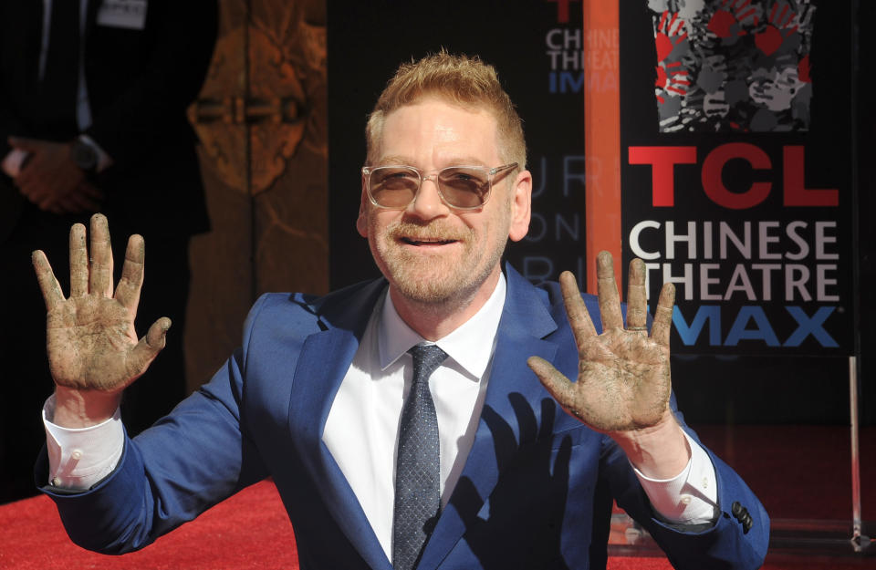 Kenneth Branagh Hand And Footprint Ceremony