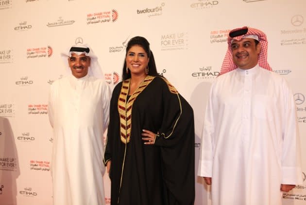 Bahraini actress Zahra Arafat on the festival’s red carpet.