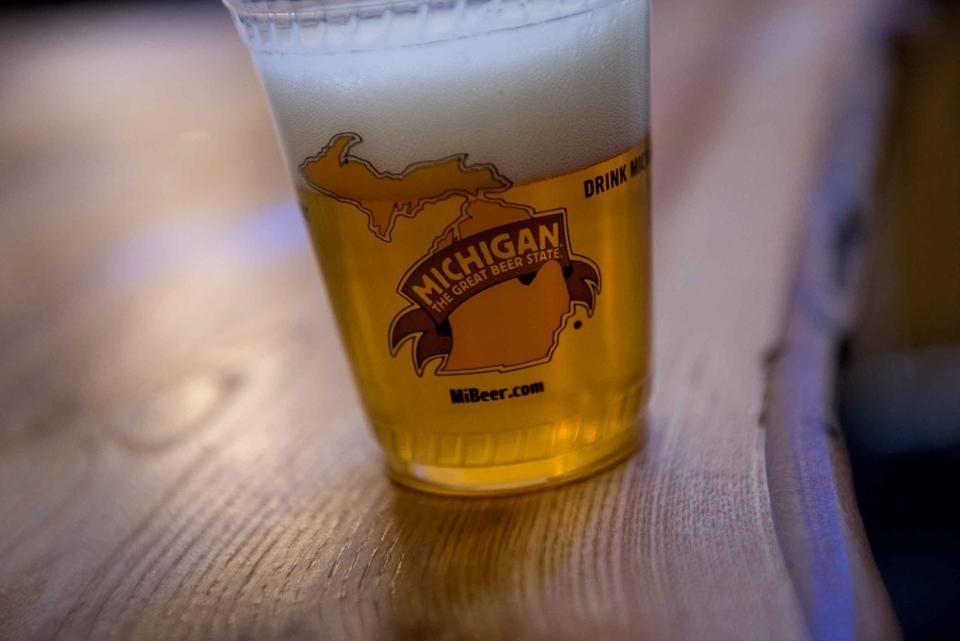 A beer at a Michigan Brewers Guild beer festival.