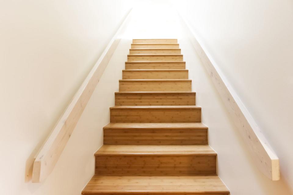 12) Use the stairs as a cardio machine.