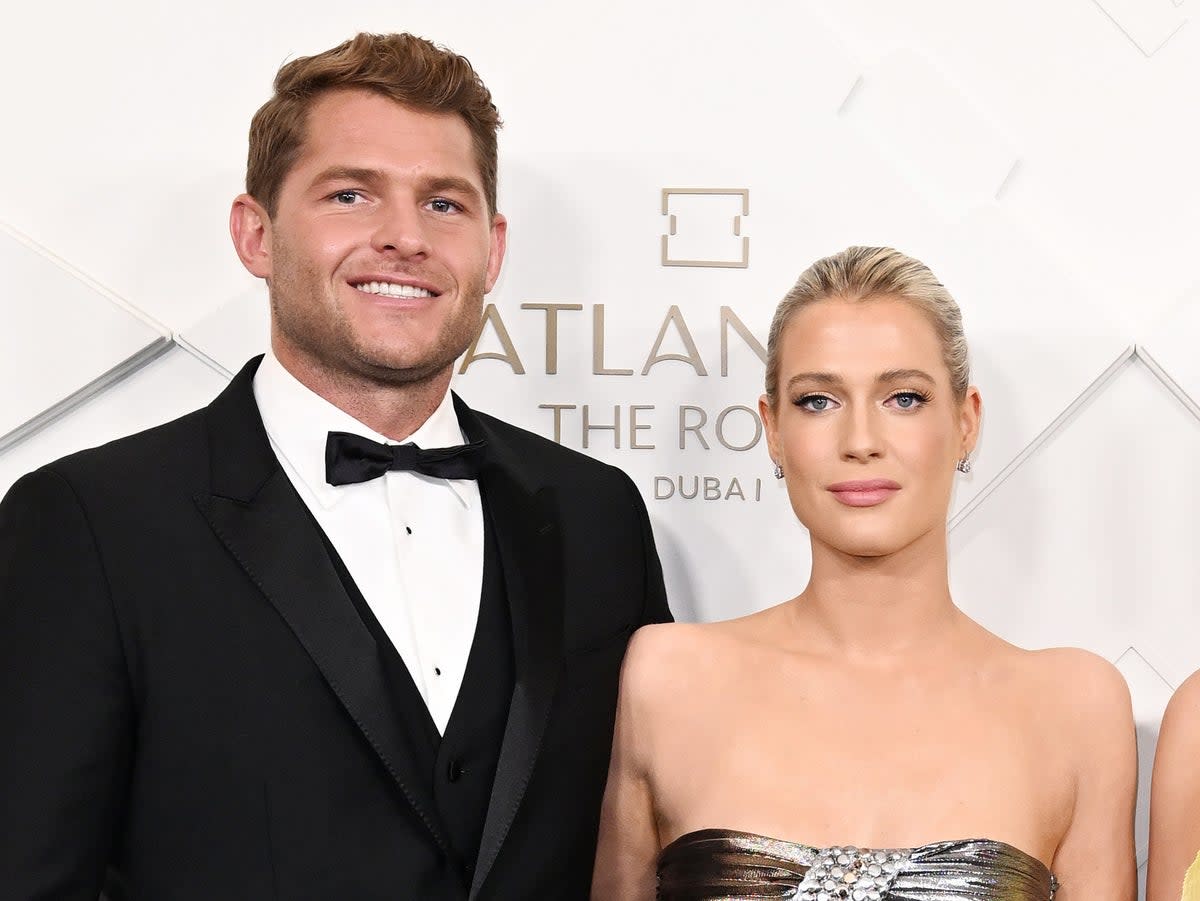 Greg Mallett and Lady Amelia Spencer attend the Grand Reveal Weekend for Atlantis The Royal, Dubai's new ultra-luxury hotel on January 21, 2023 in Dubai (Getty Images for Atlantis The Ro)