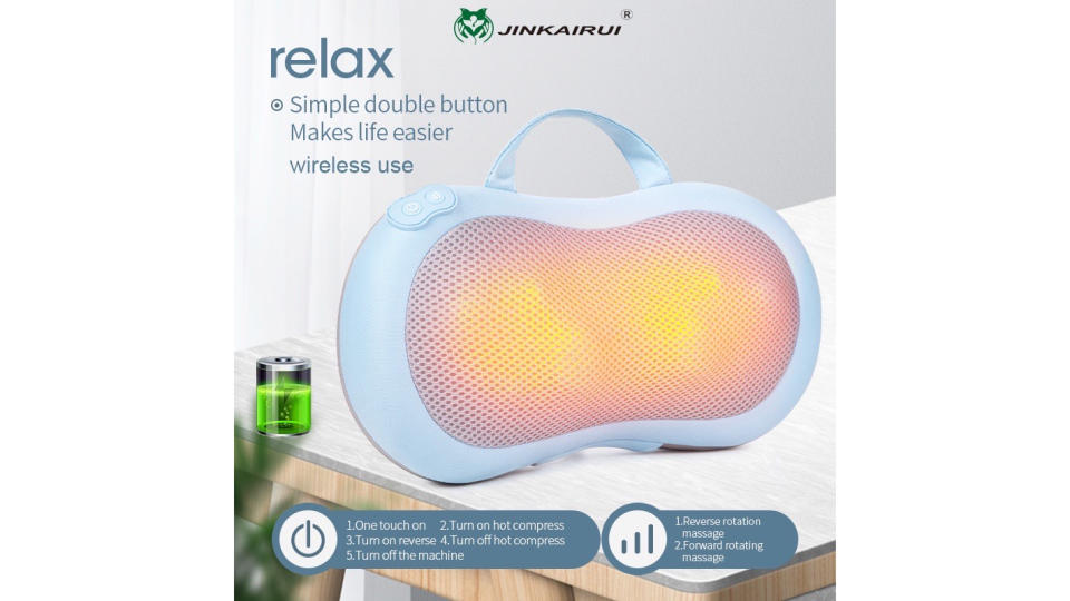 Jinkairui Wireless Massage Pillow. (Photo: Shopee SG)