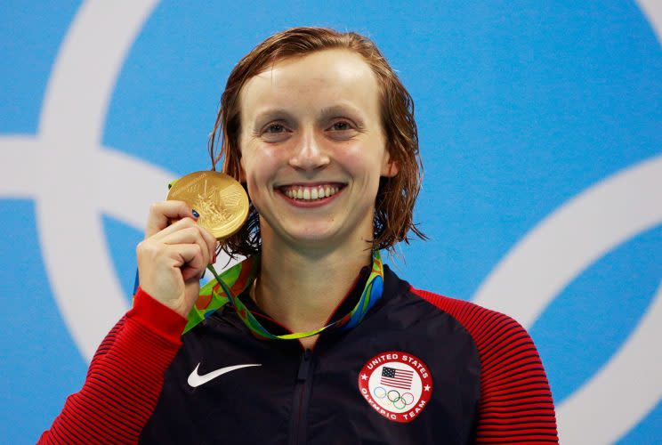 Katie Ledecky won her second gold medal at the Rio Games on Tuesday. (AP)