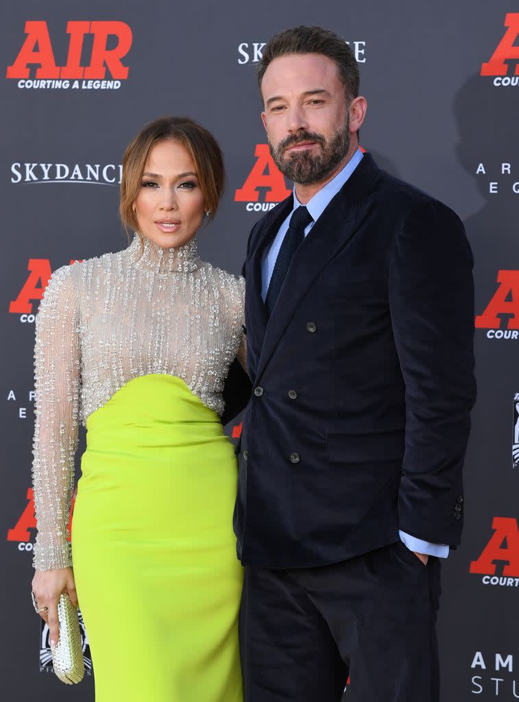 Jennifer Lopez and Ben Affleck attend Amazon Studios' World Premiere Of "AIR"