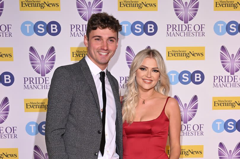 Lucy Fallon and Ryan Ledson at the MEN Pride of Manchester Awards 2022