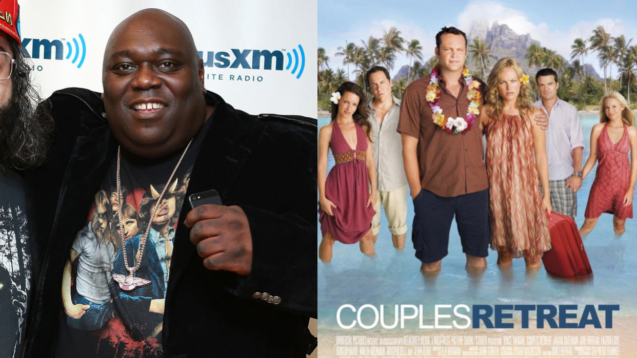 Faizon Love is suing the makers of 2009 romcom 'Couples Retreat'. (Credit: Robin Marchant/Getty Images/Universal)