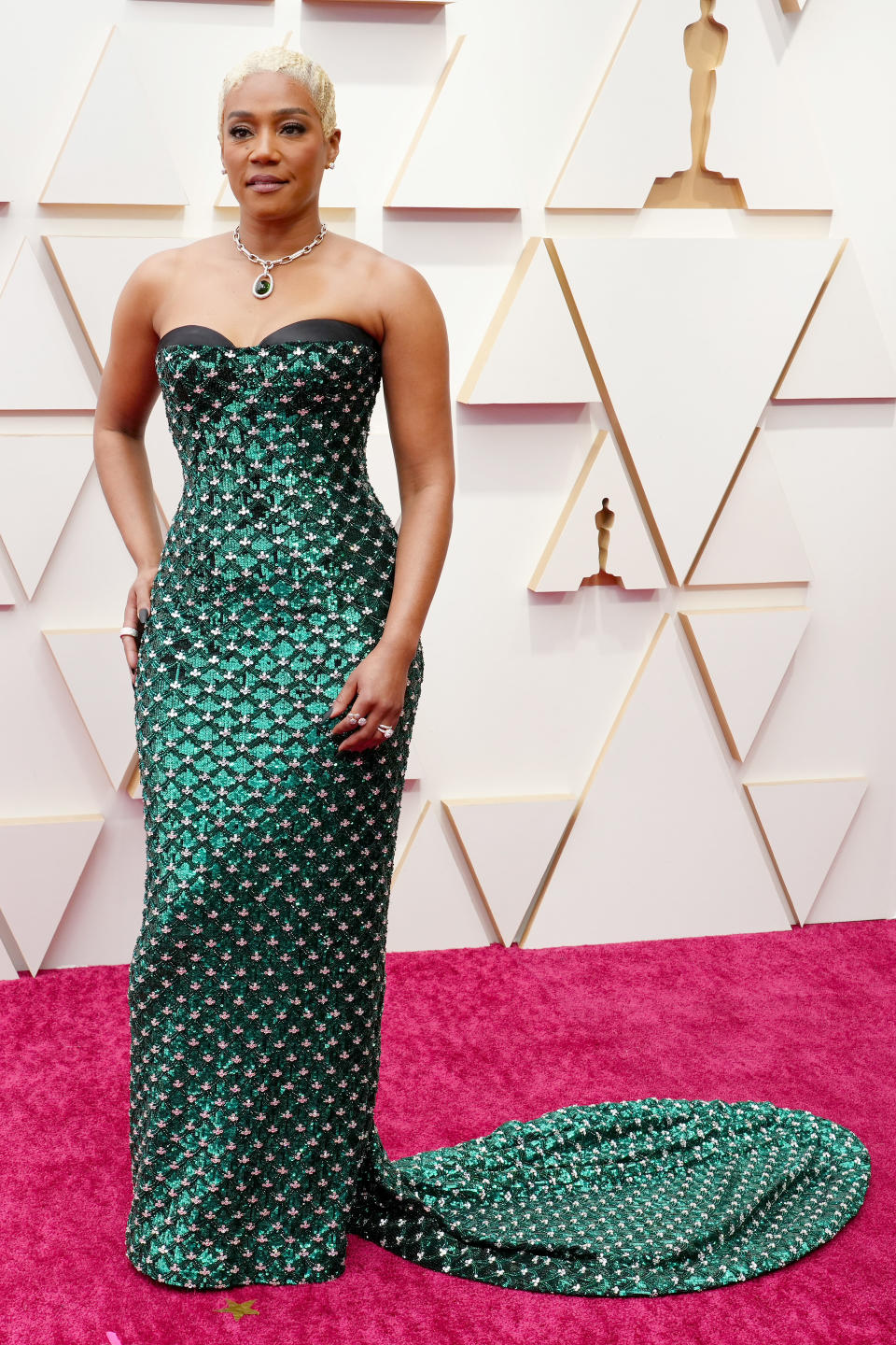 Tiffany Haddish on the Oscars red carpet.