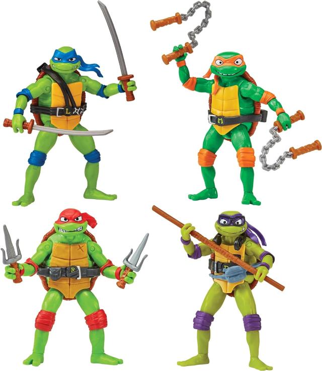 Teenage Mutant Ninja Turtles Classic Storage Shell Action Figure 4-Pack