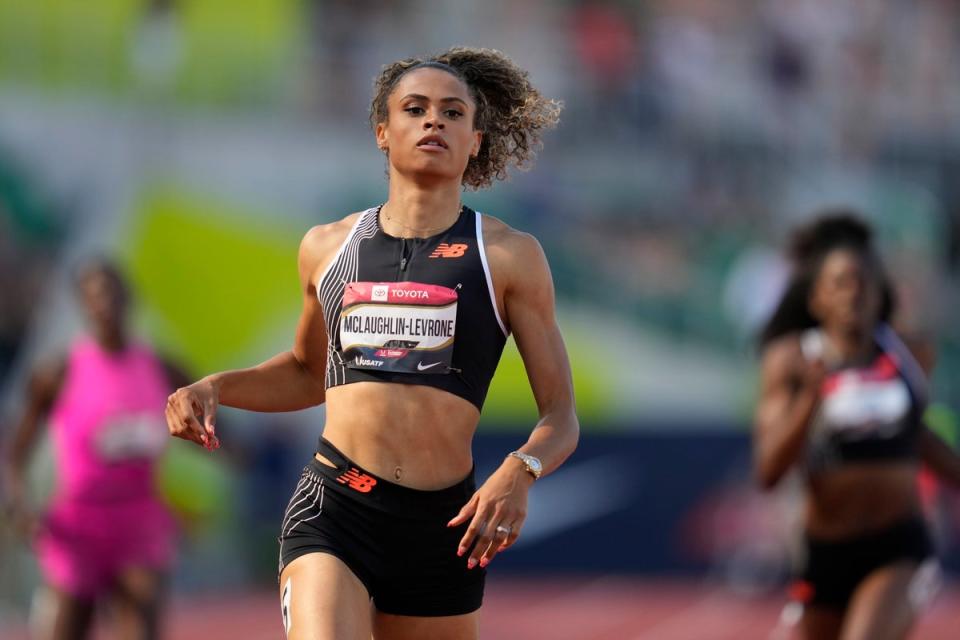 Sydney McLaughlin-Levrone will be in action in Monaco this evening (AP)