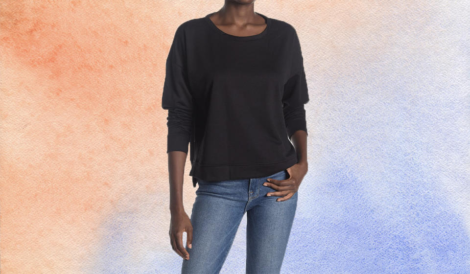 This gorgeous sweatshirt comes in three neutral shades. (Photo: Nordstrom Rack)