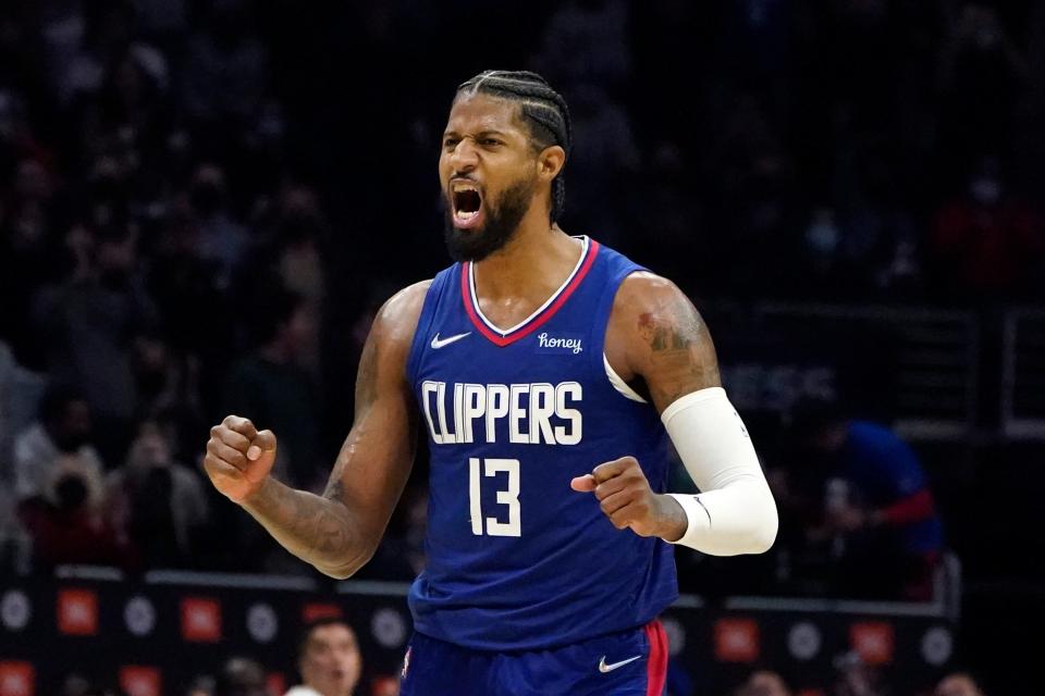 With a healthy Paul George (13) and Kawhi Leonard, the Clippers are still set up to win the NBA in the near future, Thunder GM Sam Presti says.