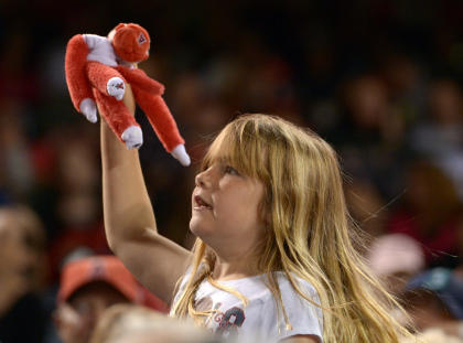 The Rally Monkey isn't as exhausted these days. (USA Today)