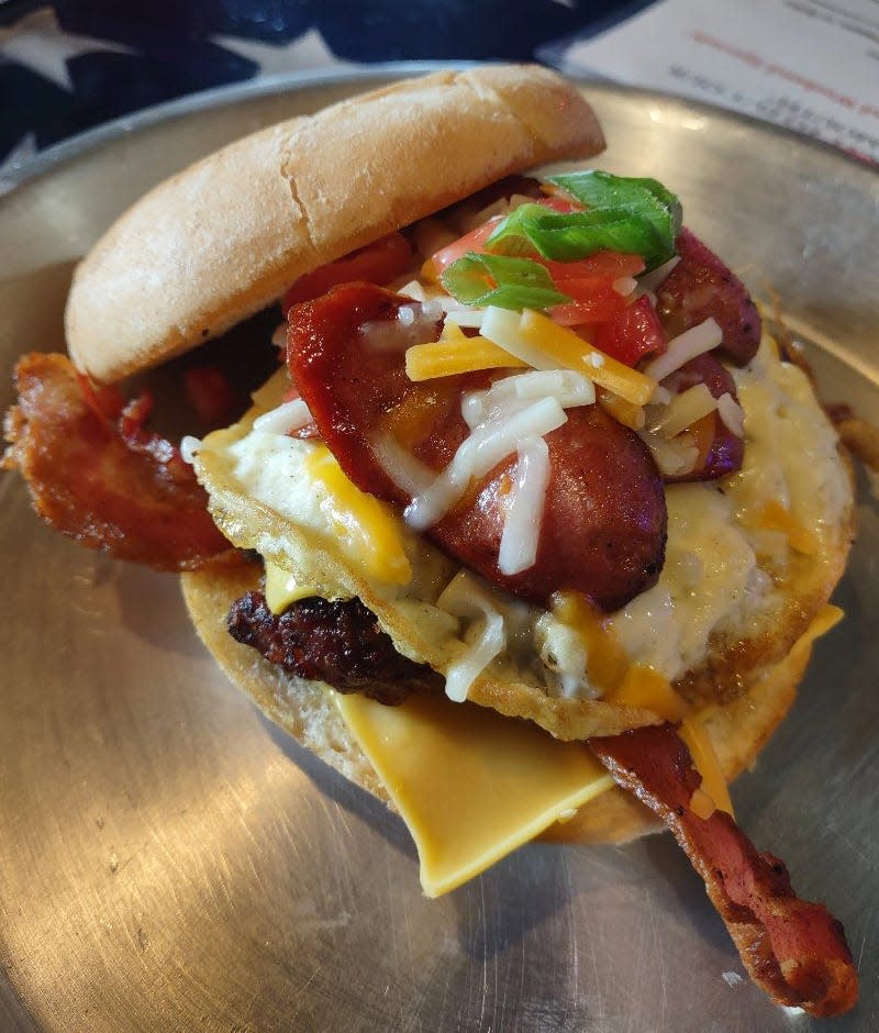 The signature Randy's Brunch Burger was popular with guests at Randeez Nutz Express, which recently closed.