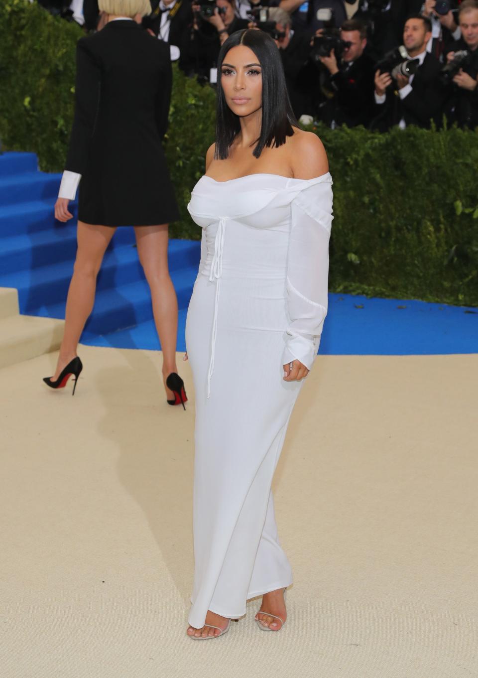 <h1 class="title">Kim Kardashian West in Vivienne Westwood</h1><cite class="credit">Photo: Getty Images</cite>