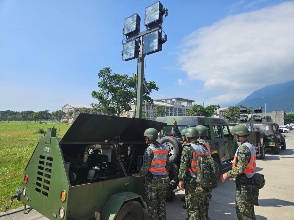 國軍第二作戰區已完成救災裝備整備。陸軍提供