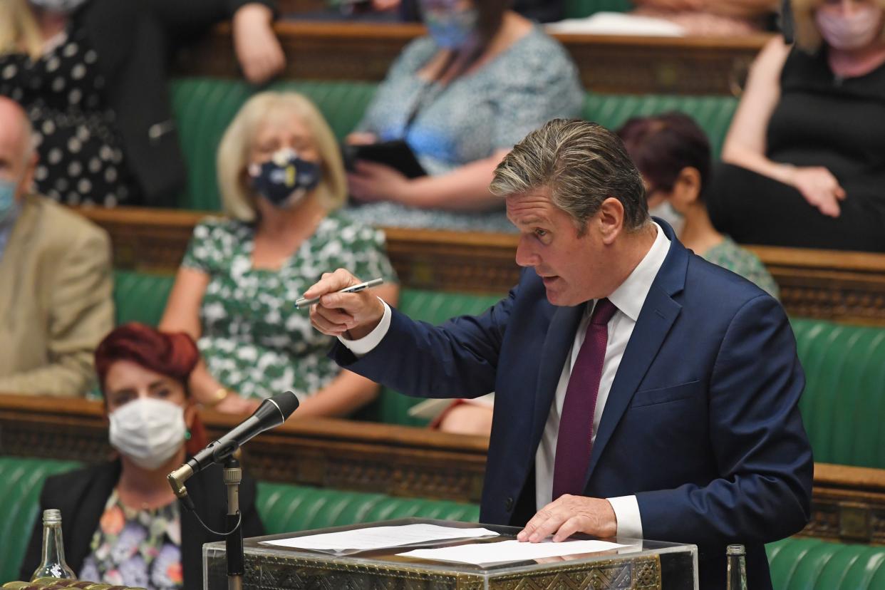 Sir Keir Starmer said a change to the quarantine rules for the fully vaccinated could help bring ‘stability’ (UK Parliament/Jessica Taylor/PA) (PA Media)