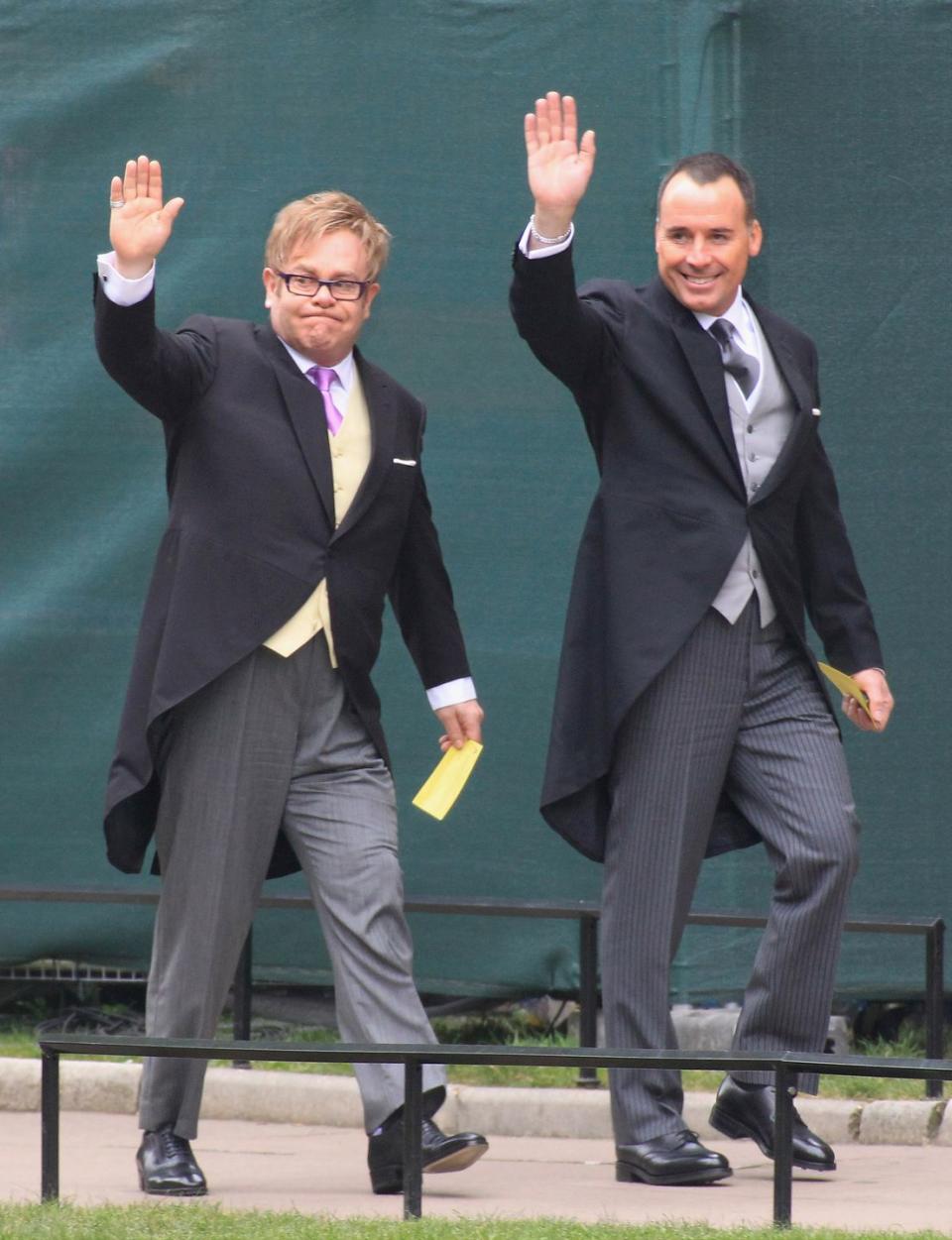 Elton John at Kate's Wedding