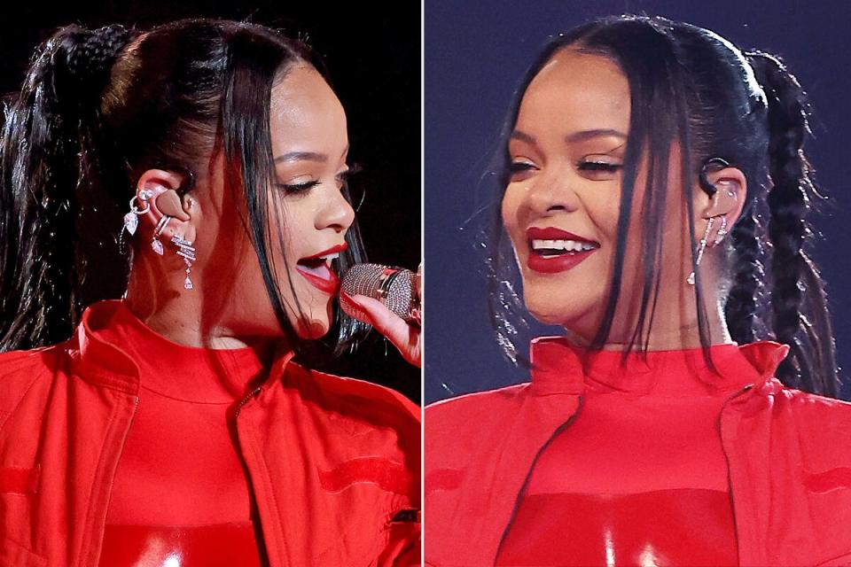 Rihanna Dazzles in More Than 1M Worth of Diamonds During Super Bowl