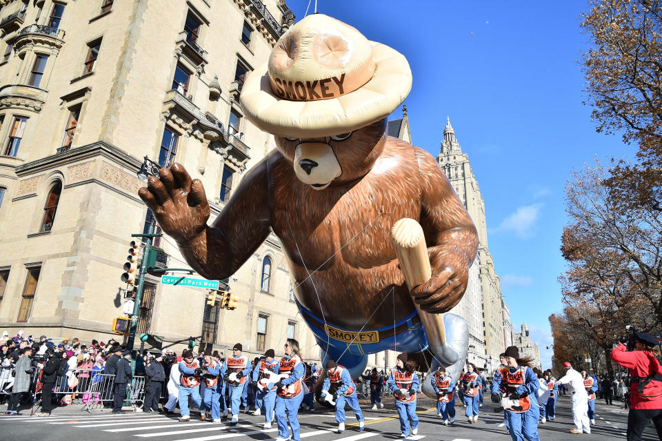 Smokey the Bear balloon