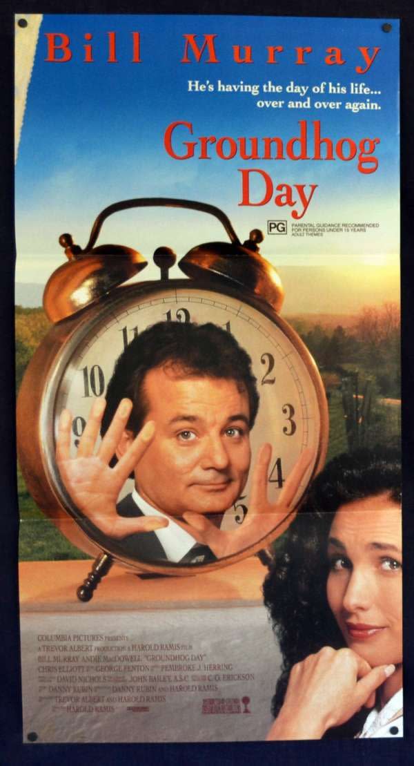 <p>Does living the same day over-and-over again count as time travel? This Bill Murray film about a weather man trapped in the worst day of his life is a classic, so we're going to count it.</p><p><a class="link " href="https://www.amazon.com/Groundhog-Day-Bill-Murray/dp/B008Y6MKSW?tag=syn-yahoo-20&ascsubtag=%5Bartid%7C10055.g.33484132%5Bsrc%7Cyahoo-us" rel="nofollow noopener" target="_blank" data-ylk="slk:STREAM NOW;elm:context_link;itc:0;sec:content-canvas">STREAM NOW</a></p>