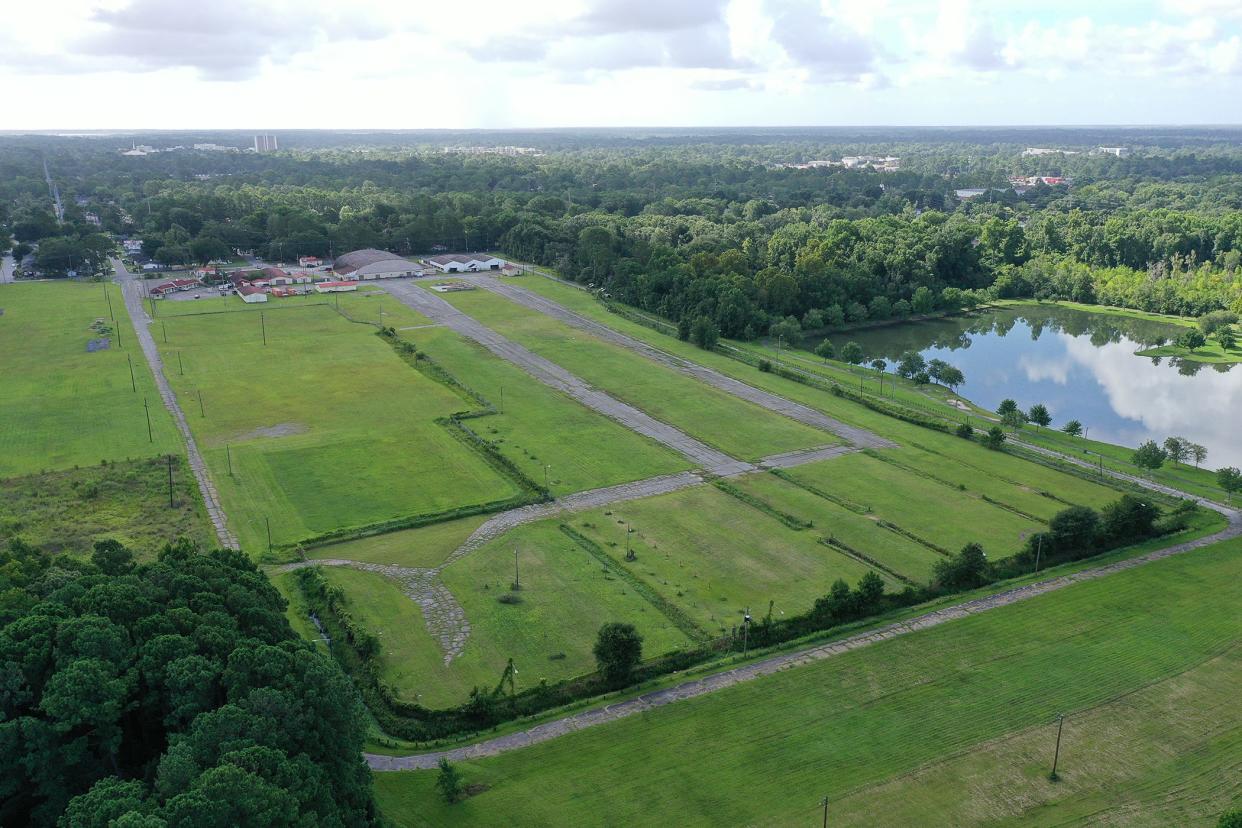 Aerial photo of the Savannah Fairgrounds