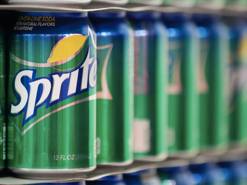 sprite cans