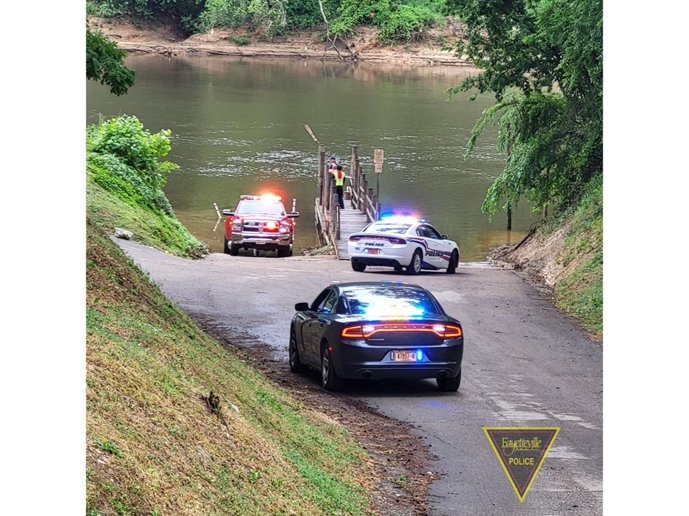 Fayetteville police officers rescued a man from the Cape Fear River on Friday, May 19, 2023, after he jumped into the river from the Person Street bridge, the Fayetteville Police Department said.