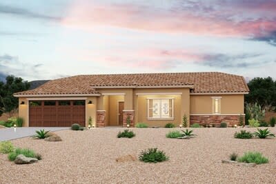 Salerno Floor Plan | Elevation C | New Homes in Casa Grande, AZ from Century Complete