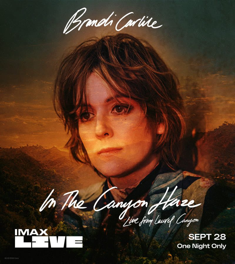 Brandi Carlile IMAX livestream poster art