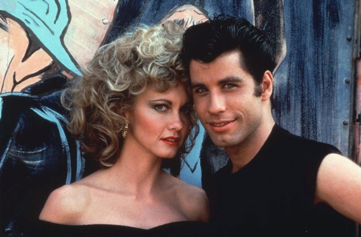 John Travolta and Olivia Newton-John star in the 1978 film, "Grease." 