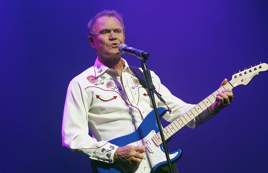 Glen Campbell performing at the Royal Festival Hall in 2008.