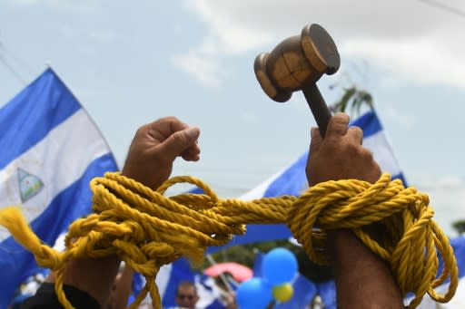 Activists accuse President Daniel Ortega of establishing -- together with his wife Vice President Rosario Murillo -- nepotism, a dictatorship and brutal repression