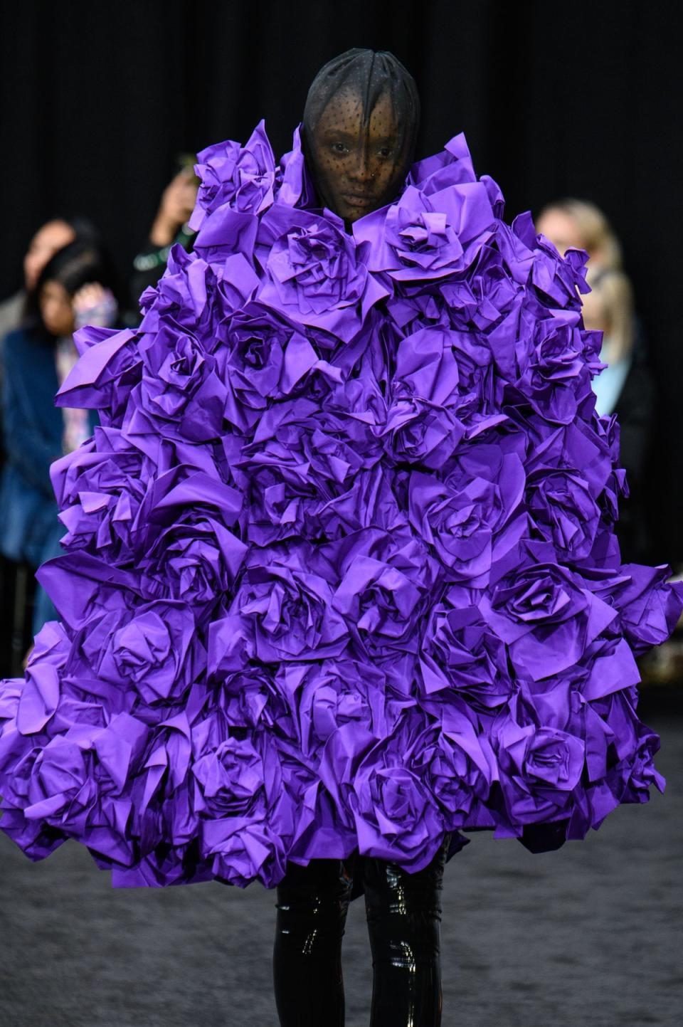 Futuristic florals dominated the catwalk (Michal Augustini/Shutterstock)