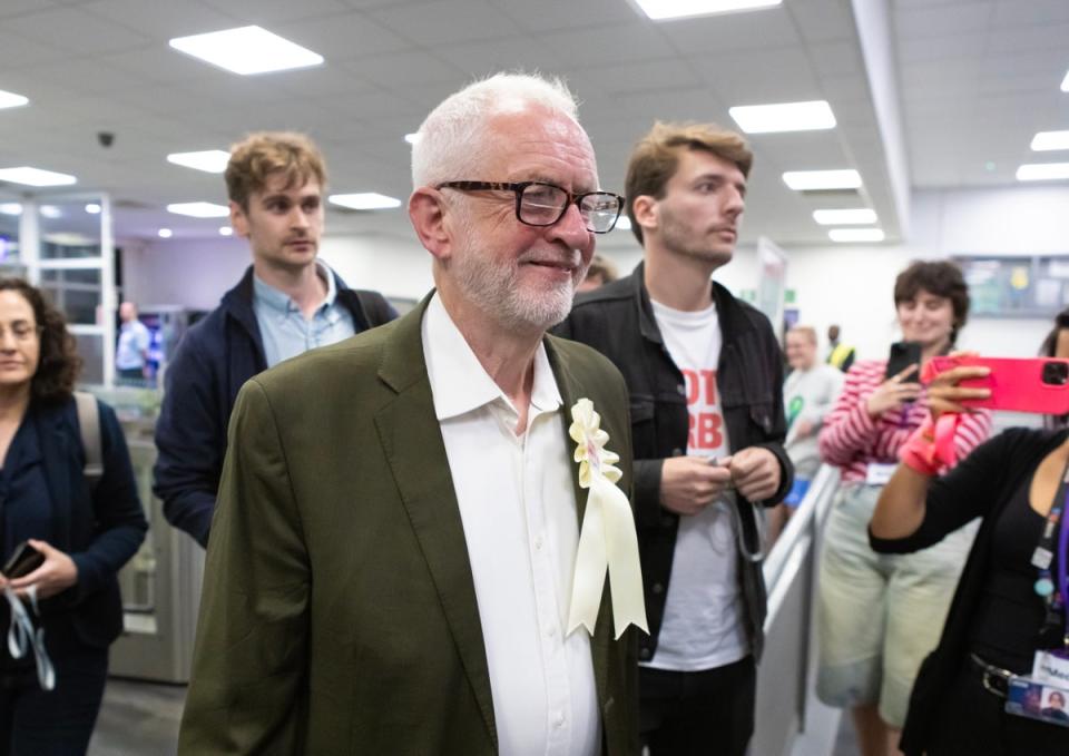 Jeremy Corbyn was re-selected in Islington North (EPA)