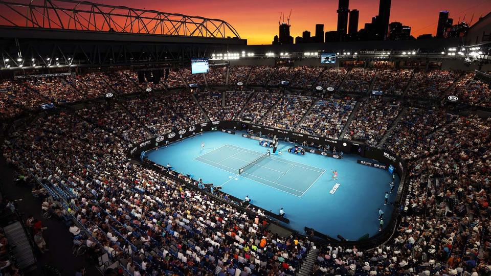 Rod Laver Arena, pictured here during the 2020 Australian Open.