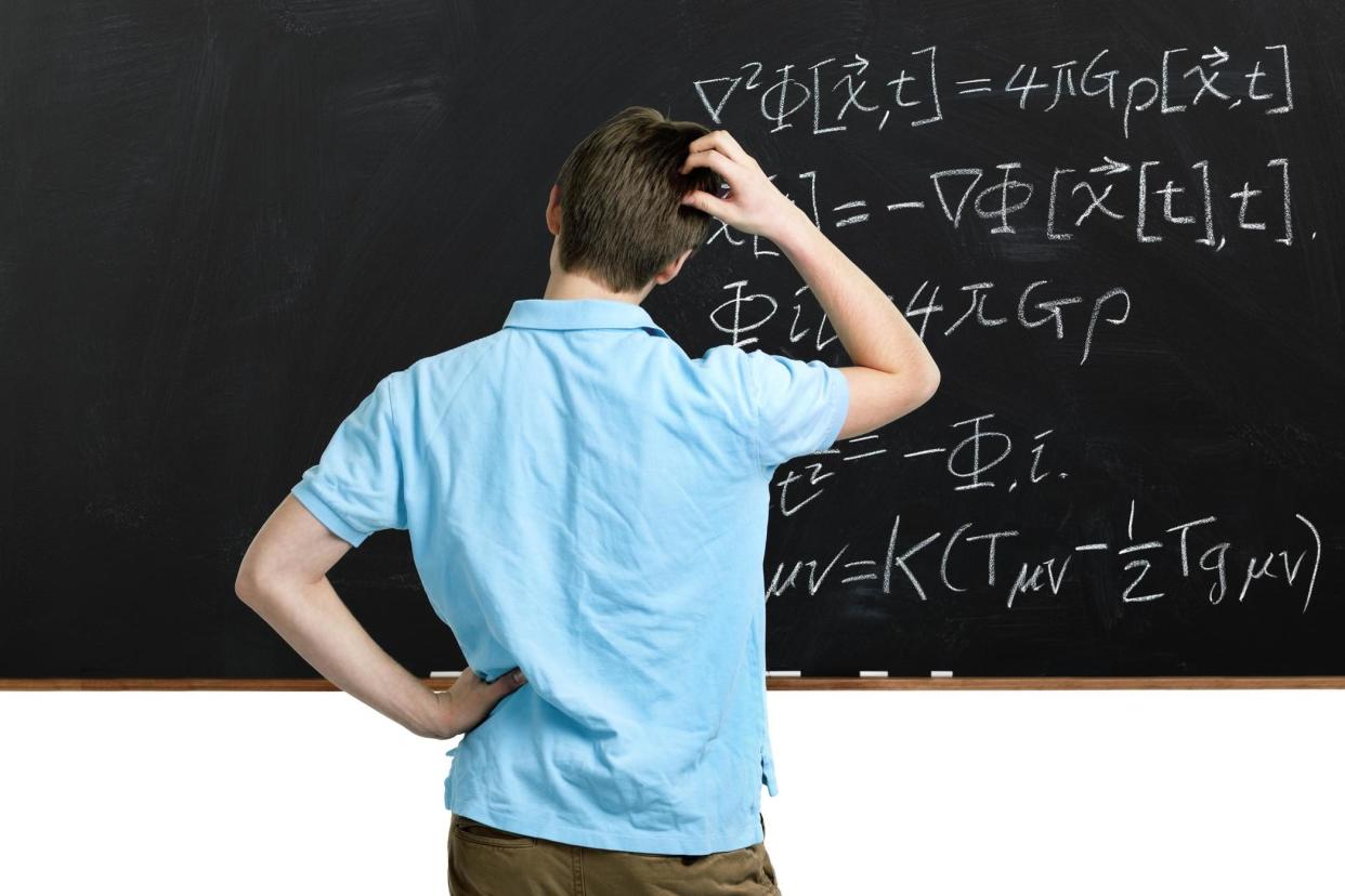 If you start to feel nauseous looking at this equation, there's a bucket in the corner: Getty