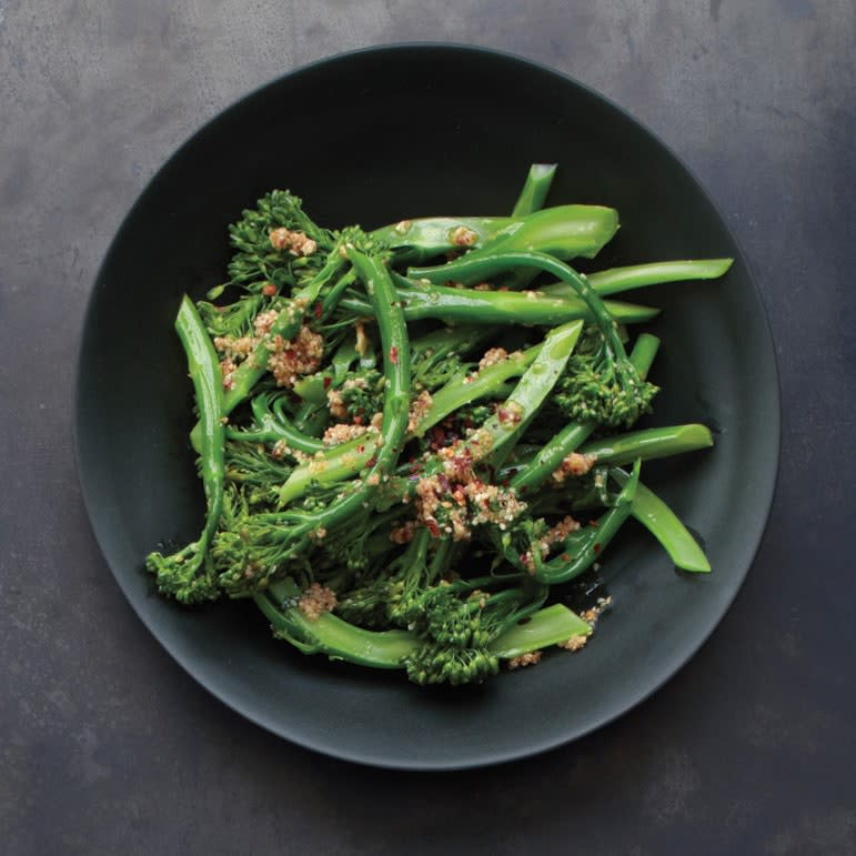 Broccolini with Spicy Sesame Vinaigrette