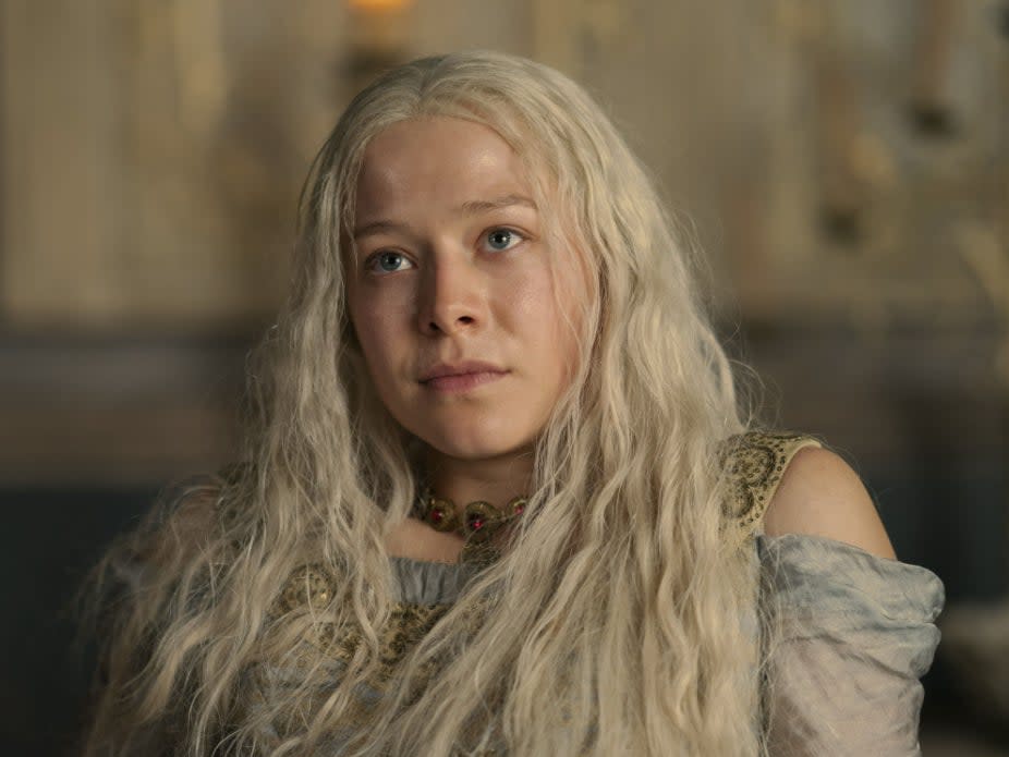 Emma D’Arcy as adult Rhaenyra in ‘House of the Dragon’ (HBO)