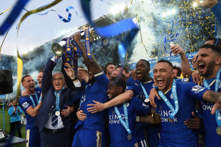 Leicester City won the Premier League last term. Who will lift the trophy at the end of this one? (Getty)