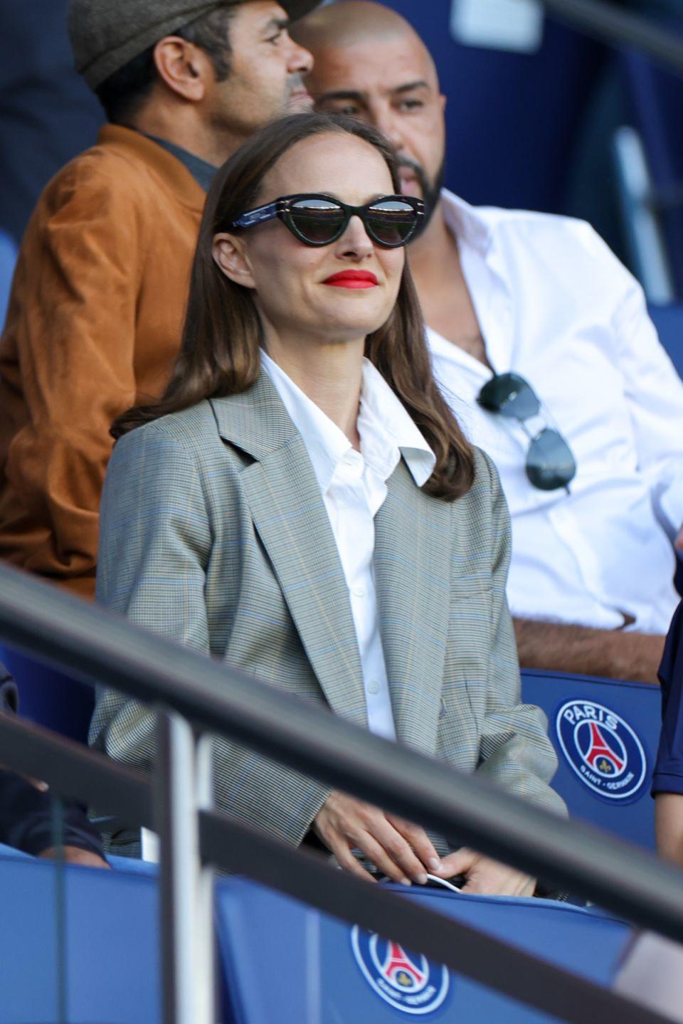 celebrities at paris saint germain v clermont foot ligue 1 uber eats