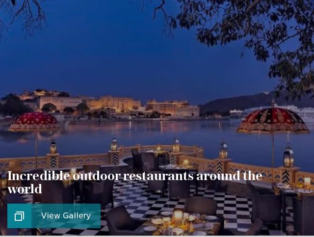 Incredible outdoor restaurants around the world