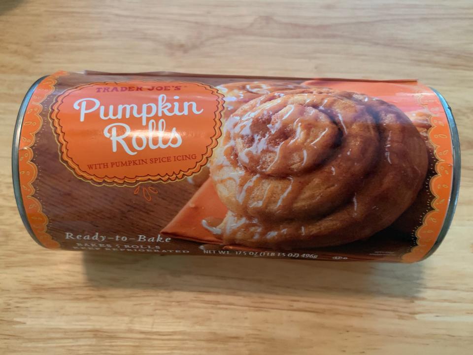 trader joe's pumpkin rolls