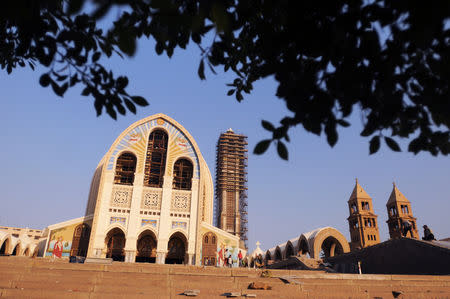 A general view of Saint Mark's Coptic Orthodox Cathedral during renovation work in Cairo, Egypt, October 28, 2018. REUTERS/Shokry Hussein/File Photo