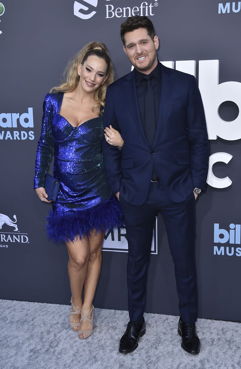 Luisana Lopilato y Michael Bublé en uno de sus últimos eventos juntos: los Billboard Music Awards, en Las Vegas